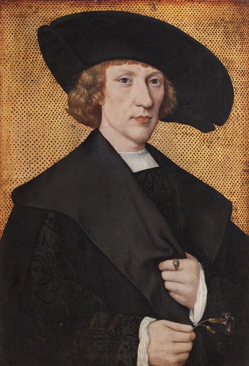 Portrait of a Man with a Carnation, 1525, 
