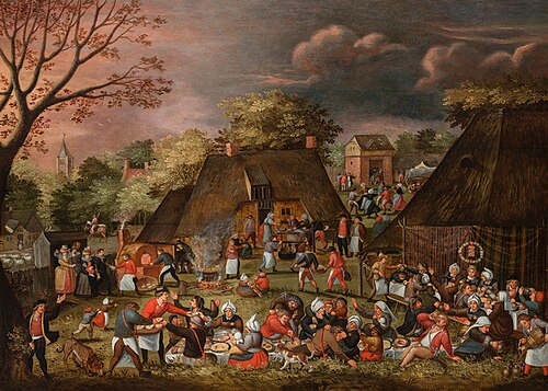 Wedding Feast on a Village Green, 1611, 