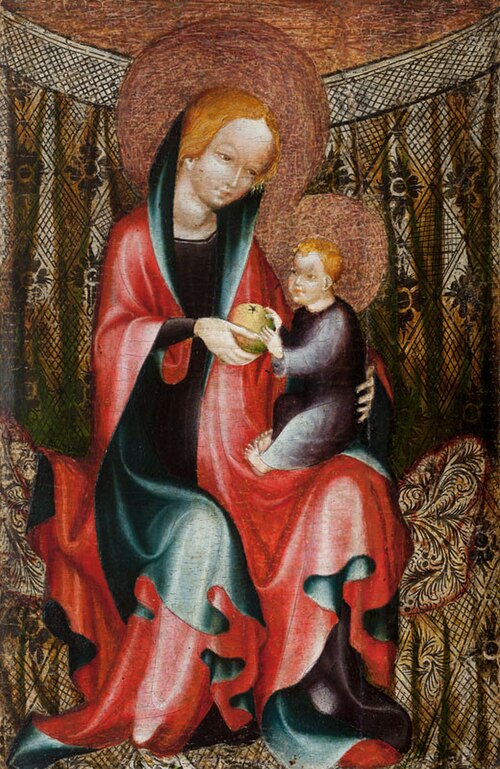 Enthroned Virgin and Child, 1392, 