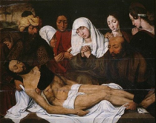 Llanto sobre Cristo muerto, 1560, 