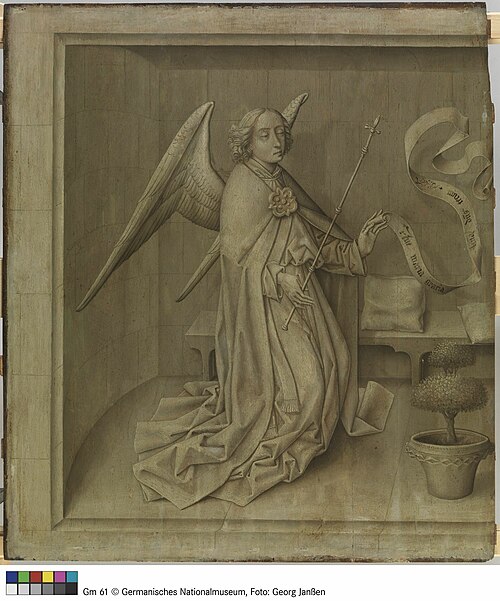 Angel of the Annunciation of Christ's birth, 1477, 
