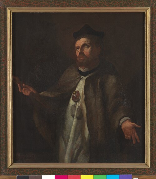 Portrait of bald-headed man, 1772, 