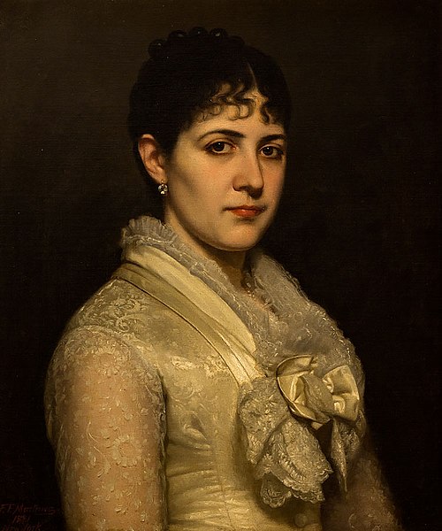 Portrait of a lady, 1881, 