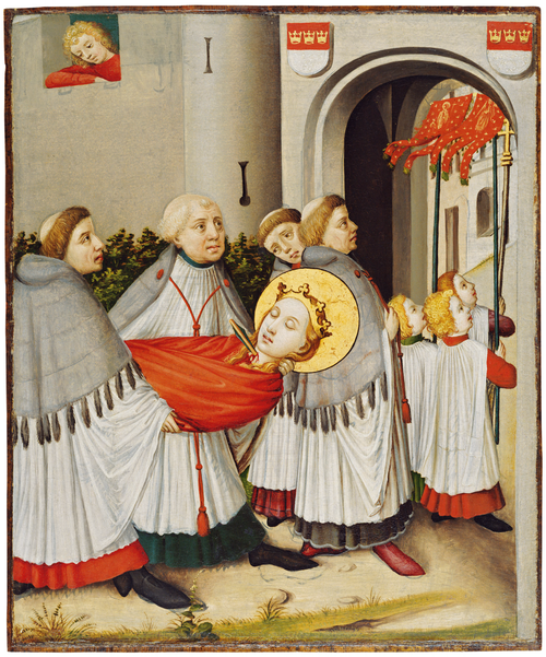 Mise au tombeau de Sainte Ursule, 1440, 