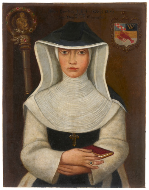 Äbtissin Maria Benedicta II, geb. Krebs, letzte Äbtissin von Wonnenthal, 1794, 