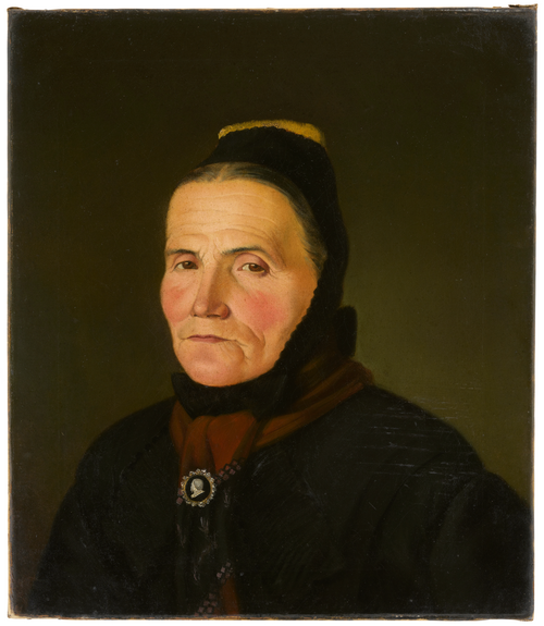 Porträt der Ehefrau des Karl Jaegler, 1900, 