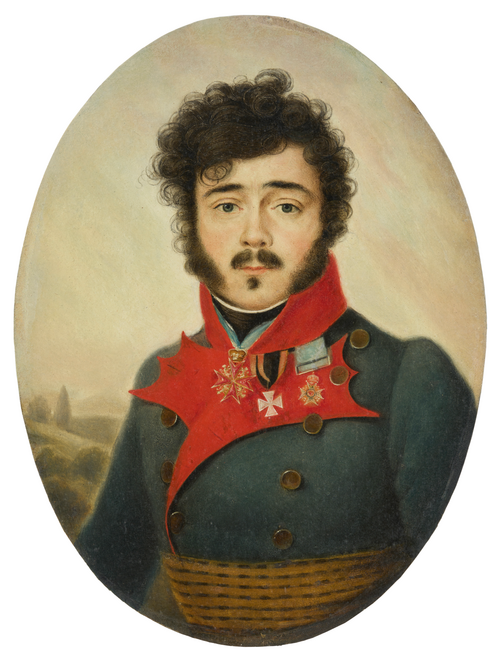 Bildnis des Hermann Gottlob von Greiffenegg-Wolffurt, 1822, 