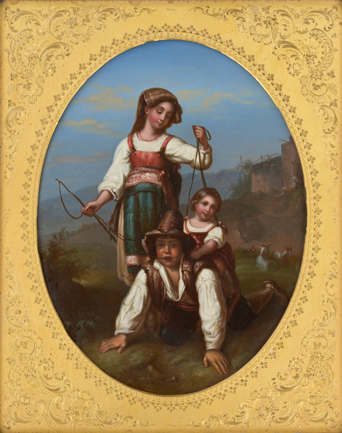 Enfants jouant, , 