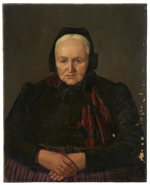 Bildnis der Anna Barbara Scherzinger, 1850, 