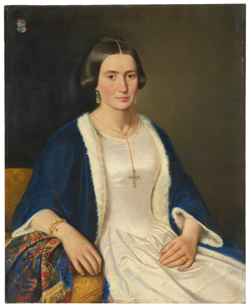 Clara Mittermeier (1820-1855), épouse du baron Friedrich Carl C. Chr. de Krafft-Ebing, 1853, 