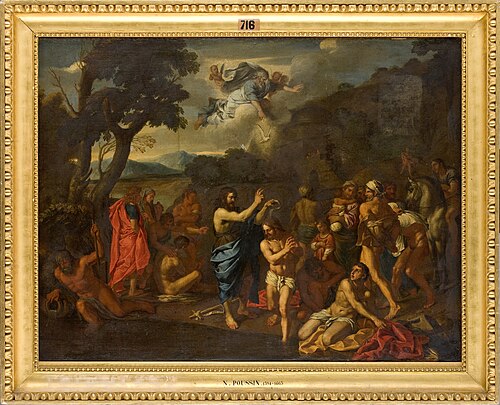 Le Baptême du Christ, 1635, 