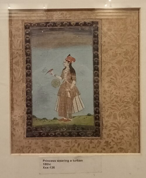Princess wearing a turban - Deccan Style - 18th Century, 18, 