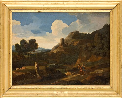 Paysage montagneux, 1660, 