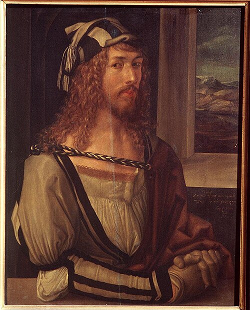 Self-portrait of Albrecht Dürer, 1600, 