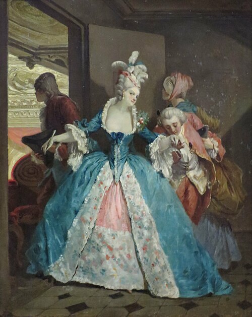 The Entrance to the Opera, 1750, 