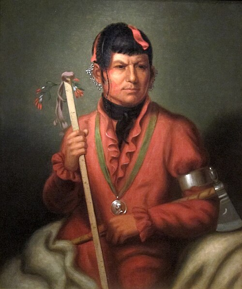 Tshi-Zun-Hau-Kau (He-Who-Runs-with-Deer) [of the Winnebago tribe], 1832, 
