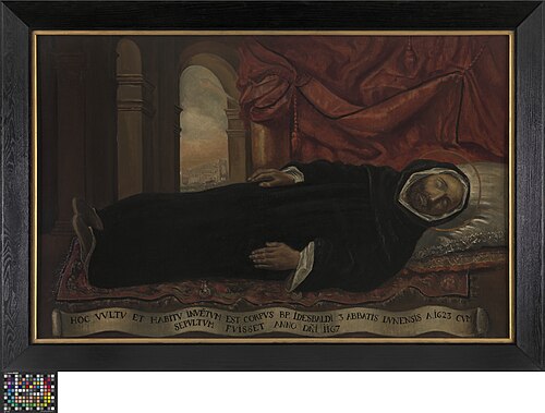 Intact body "of the blessed Idesbald", 1801, 