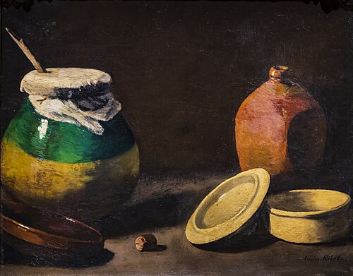 Pot et bouteilles, 1879, 