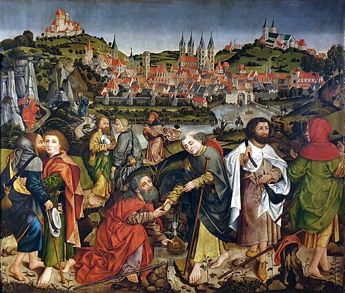Sending out the apostles, 1485, 