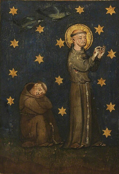 Crucifixion Triptych – Saint Francis Preaching (formerly known as the 'Estouteville Triptych') (trip, 1374, 