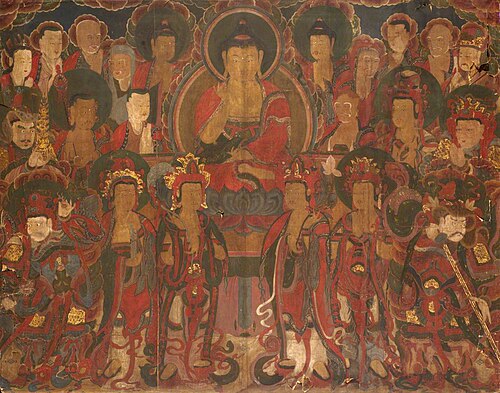 Painting of the Buddha Amithaba, 1644, 