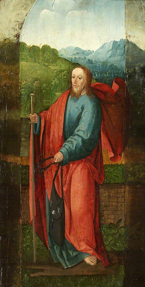 Saint James the Greater (diptych, right wing), 1500, 