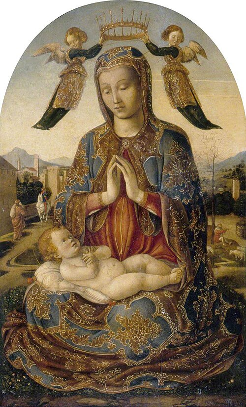 Madonna and Child with Cherubs, 1480, 
