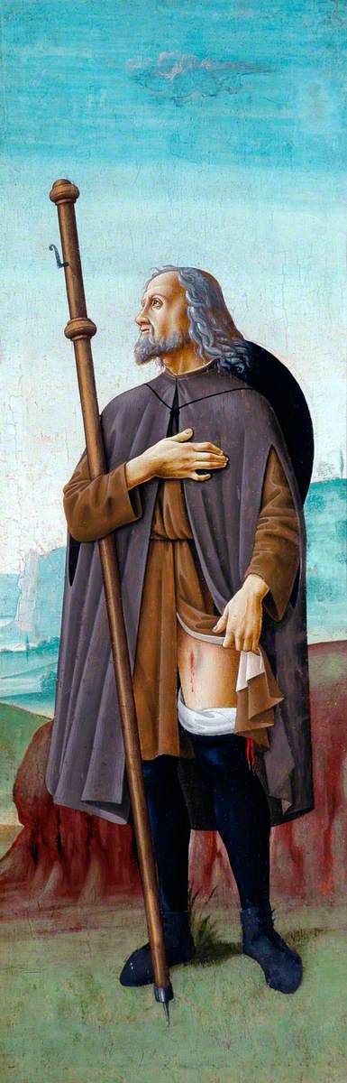 Saint Roch (diptych, right panel), 1500, 