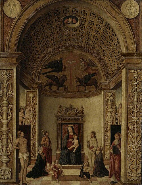 Virgin and Child Enthroned, 1510, 