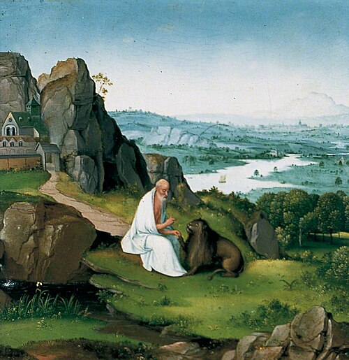 Saint Jerome in a Landscape, 1525, 
