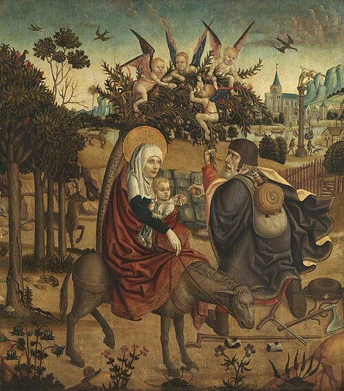Flight into Egypt (after Martin Schongauer), 1500, 
