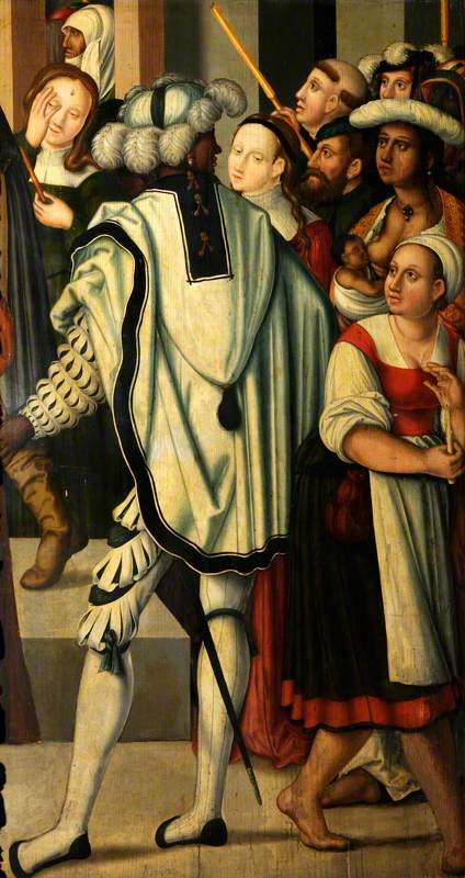 A Black Landsknecht and Bystanders, 1515, 