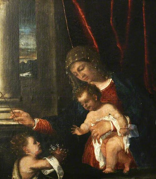 The Virgin and Child with the Infant Saint John, 1525, 