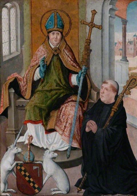 St Claude and a Monk, 1519, 