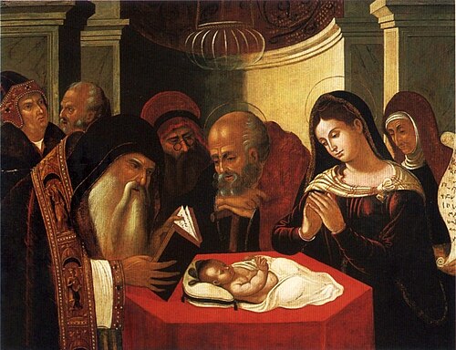 Presentation of Jesus in the Temple., 1493, 