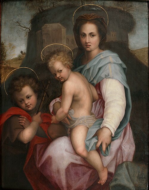 Madonna and Child with St. John the Baptist., 1530, 