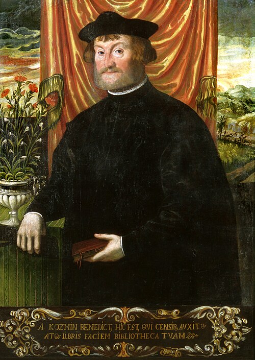 Portrait de Benedykt Koźmińczyk de Koźmin., 1537, 