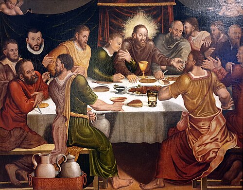 The last supper, 1575, 