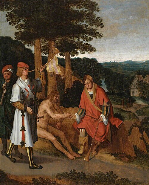 Job and His Comforters, 1535, 