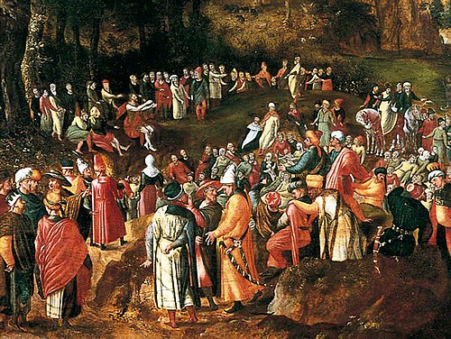 Saint John Preaching in a Wood, 1545, 