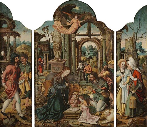 Triptych – The Adoration of the Shepherds, 1535, 