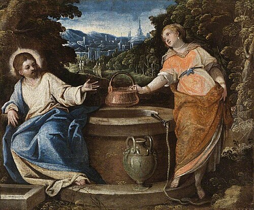 Christ and the Woman of Samaria, 1562, 