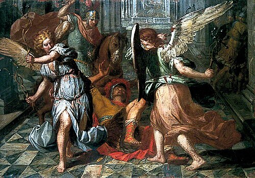 The Expulsion of Heliodorus, 1574, 