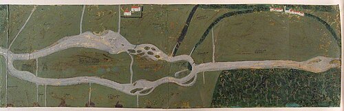 'The Monks' Map’ (right half), 1550, 