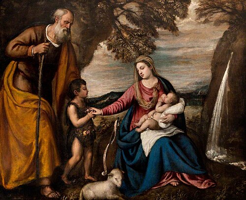 Holy Family, 1600, 