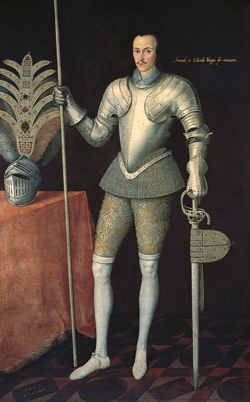 Robert Radclyffe (1573–1629), 5th Earl of Sussex, 1590, 
