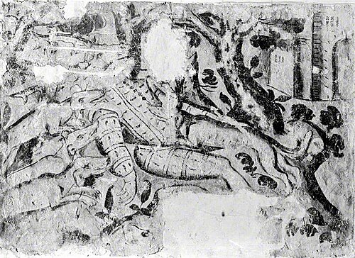 Actaeon Attacked by Hounds (from Stodmarsh Court, Kent), 1600, 
