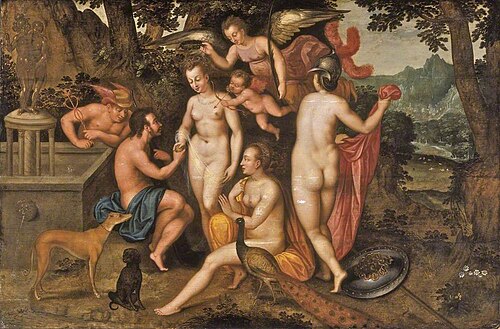 The Judgement of Paris, 1600, 