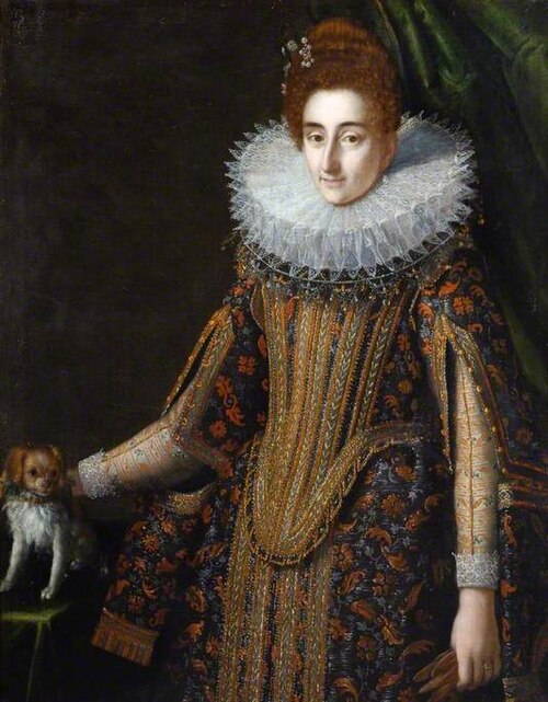 Portrait of a Lady with a Dog, 1625, 