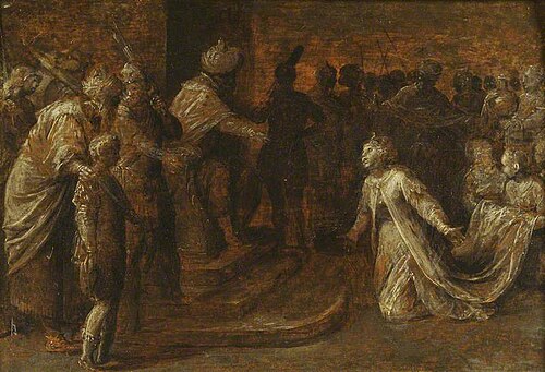 Solomon Receiving the Queen of Sheba, 1600, 
